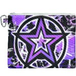 Purple Star Canvas Cosmetic Bag (XXXL)