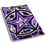 Purple Star 5.5  x 8.5  Notebook