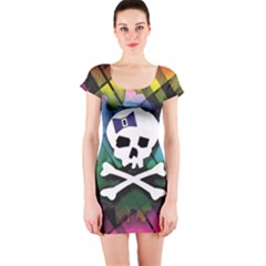Short Sleeve Bodycon Dress Front Short Sleeve Bodycon Dress Front