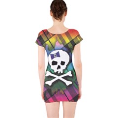 Short Sleeve Bodycon Dress Back Short Sleeve Bodycon Dress Back