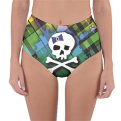 Reversible High-Waist Bikini Bottoms 
