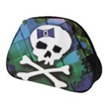 Rainbow Plaid Skull Full Print Accessory Pouch (Small)