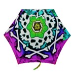 Rainbow Skull Mini Folding Umbrella