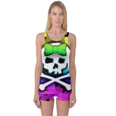 One Piece Boyleg Swimsuit 