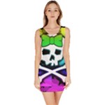 Rainbow Skull Bodycon Dress