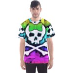 Rainbow Skull Men s Sports Mesh Tee