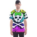 Rainbow Skull Men s Sports Mesh Tee