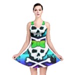 Rainbow Skull Reversible Skater Dress