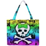 Rainbow Skull Mini Tote Bag