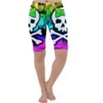 Rainbow Skull Cropped Leggings 