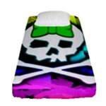 Rainbow Skull Fitted Sheet (Single Size)