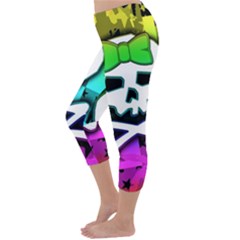 Capri Winter Leggings Back Capri Winter Leggings Back