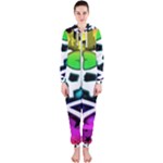 Rainbow Skull Hooded Jumpsuit (Ladies)
