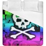 Rainbow Skull Duvet Cover (King Size)