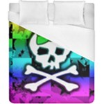 Rainbow Skull Duvet Cover (California King Size)