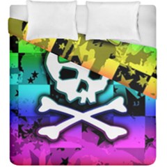 Rainbow Skull Duvet Cover Double Side (King Size) from ArtsNow.com