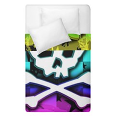 Rainbow Skull Duvet Cover Double Side (Single Size) from ArtsNow.com