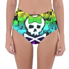 Reversible High-Waist Bikini Bottoms 