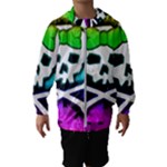 Rainbow Skull Kids  Hooded Windbreaker