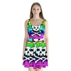 Split Back Mini Dress  