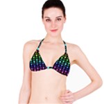 Rainbow Skull and Crossbones  Bikini Top
