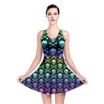 Rainbow Skull and Crossbones  Reversible Skater Dress