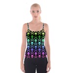 Rainbow Skull and Crossbones  Spaghetti Strap Top