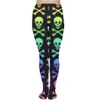 Rainbow Skull and Crossbones  Tights
