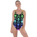 Rainbow Skull and Crossbones  Bring Sexy Back Swimsuit