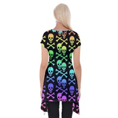 Short Sleeve Side Drop Tunic 