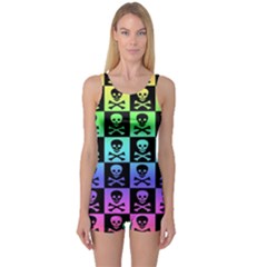 One Piece Boyleg Swimsuit 