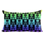 Rainbow Skull Checkerboard Samsung Galaxy Note 4 Case (White)
