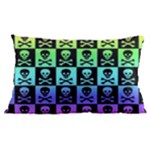 Rainbow Skull Checkerboard Samsung Galaxy Note 4 Case (Black)