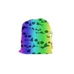 Rainbow Skull Collection Drawstring Pouch (Small)