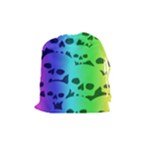 Rainbow Skull Collection Drawstring Pouch (Medium)