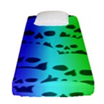 Rainbow Skull Collection Fitted Sheet (Single Size)