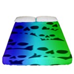 Rainbow Skull Collection Fitted Sheet (King Size)