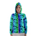 Rainbow Skull Collection Women s Hooded Windbreaker