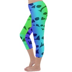 Capri Winter Leggings Back Capri Winter Leggings Back