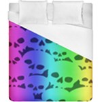 Rainbow Skull Collection Duvet Cover (California King Size)