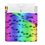 Rainbow Skull Collection Duvet Cover Double Side (Full/ Double Size)