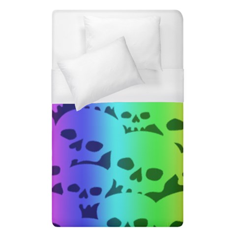 Rainbow Skull Collection Duvet Cover (Single Size) from ArtsNow.com
