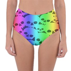 Reversible High-Waist Bikini Bottoms 