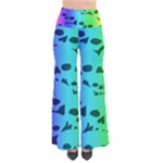 Rainbow Skull Collection So Vintage Palazzo Pants