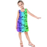 Rainbow Skull Collection Kids  Sleeveless Dress