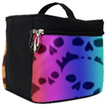 Rainbow Skull Collection Make Up Travel Bag (Big)