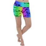 Rainbow Skull Collection Lightweight Velour Yoga Shorts