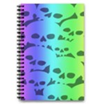 Rainbow Skull Collection 5.5  x 8.5  Notebook