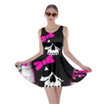 Scene Kid Girl Skull Skater Dress