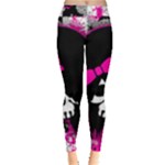 Scene Kid Girl Skull Leggings 